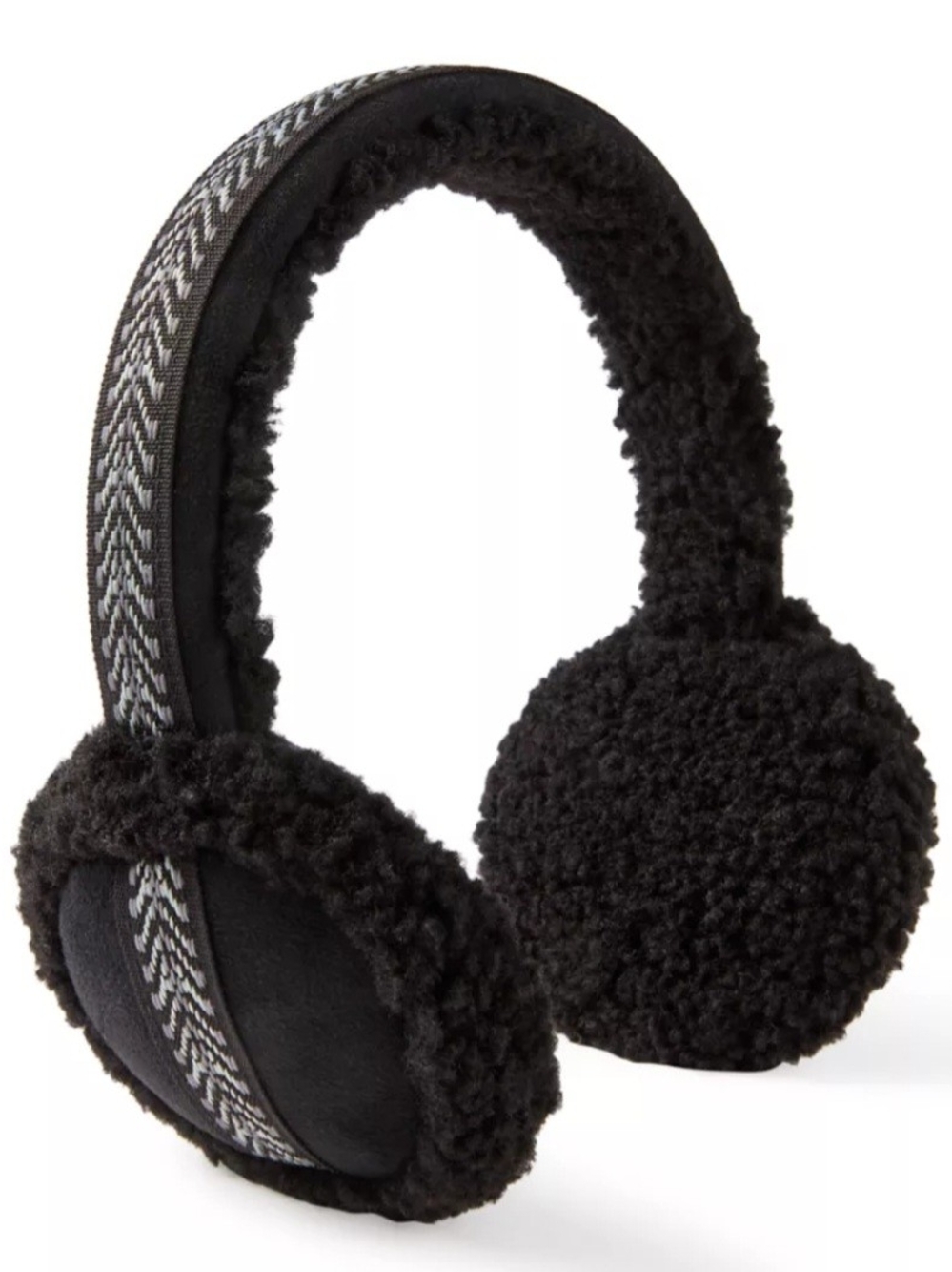 Koolaburra Black Sherpa On-Ear Earmuff